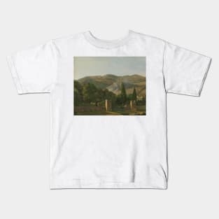 Fortified Wall, Italy by Simon Denis Kids T-Shirt